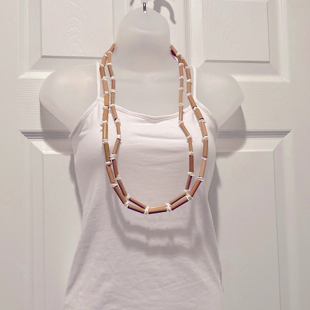 Handmade Bamboo and Shell Necklaces